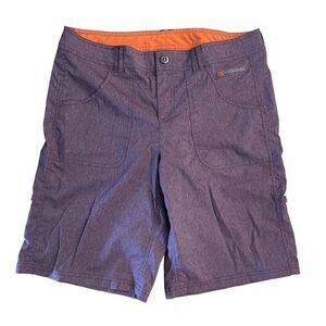 Cloudveil Men's Casual Long Short Flat Front Purple Size Large